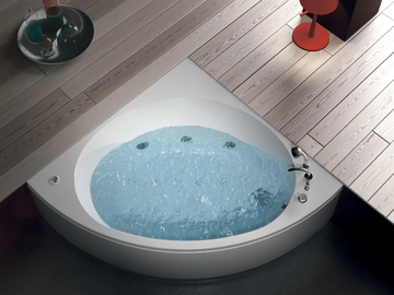NOVA - Hydromassage corner bathtub by Gruppo Geromin - view 3